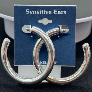 Silver Hoop Earrings